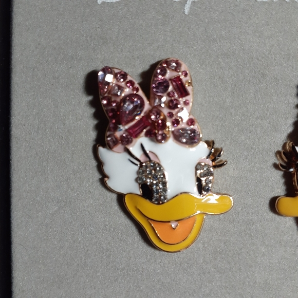 Disney BaubleBar Daisy Duck Earrings New - Picture 2 of 4